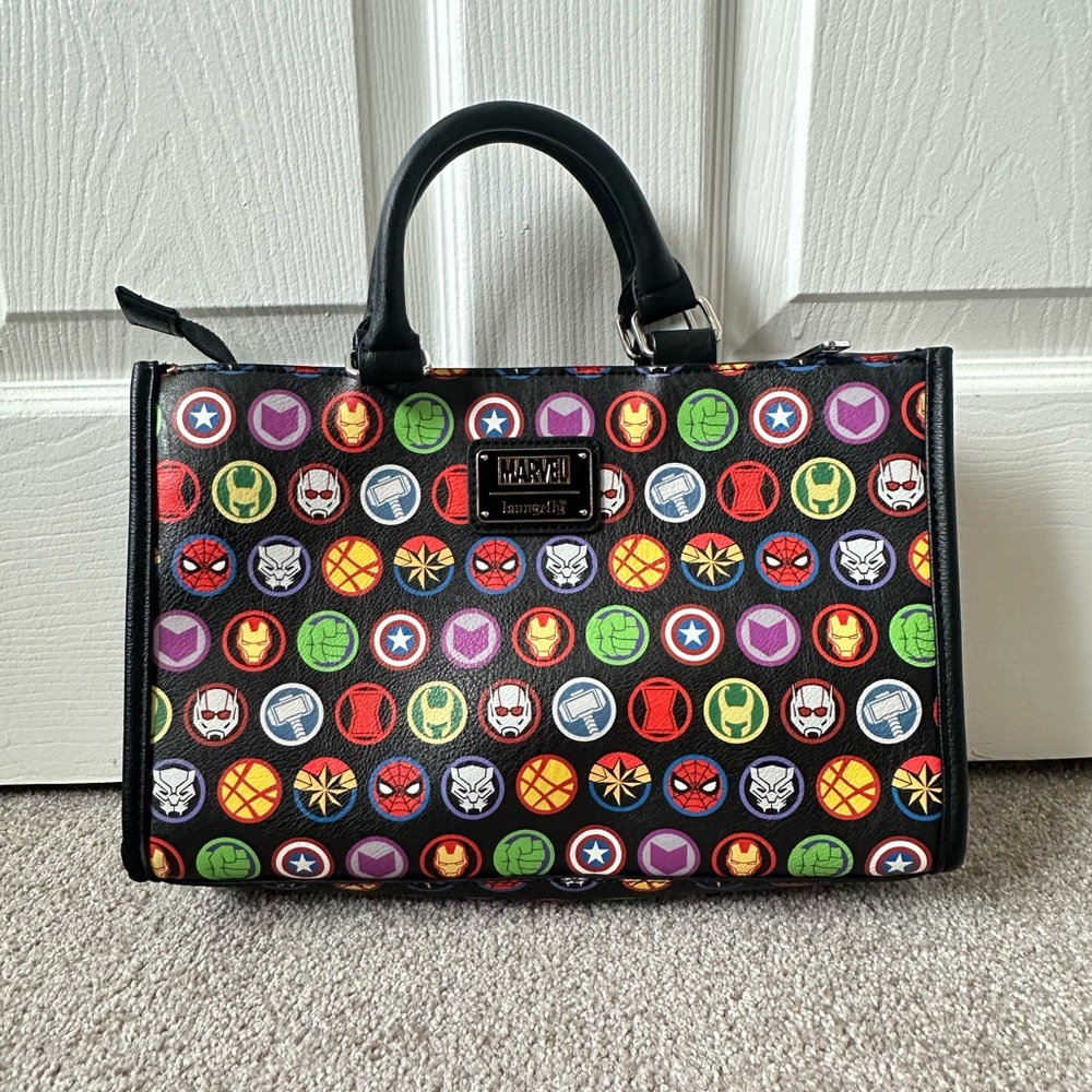 Marvel Comics Avengers Logo Loungefly Purse
